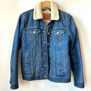 Levi’s Shearling Trucker Denim Jacket
